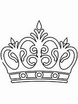 Coloring King Crowns Crown Popular Adults sketch template