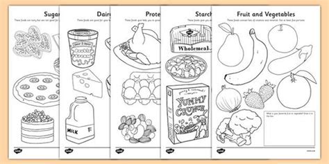 healthy eating colouring sheets healthy food pictures food coloring