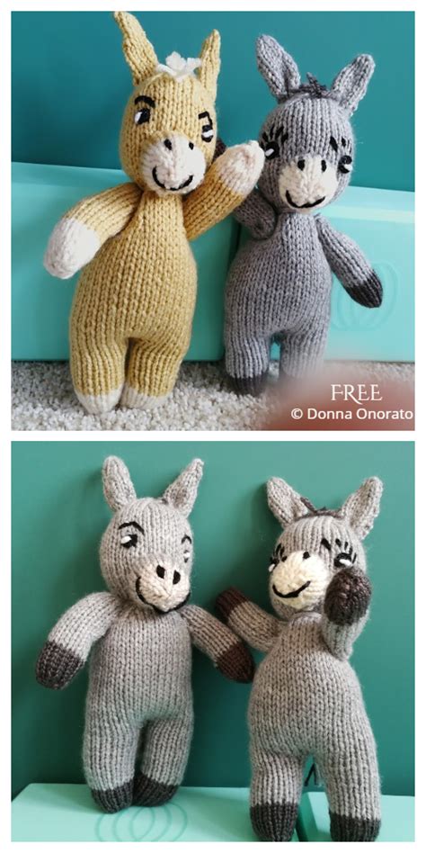 amimgurumi donkey  knitting patterns knitting pattern