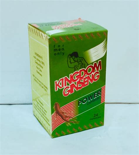 kingdom ginseng power capsules for sexual weakness low