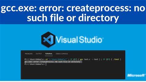 gccexe error createprocess   file  directory quick fix