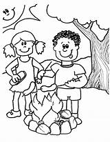 Camping Coloring Pages Printable Kids sketch template