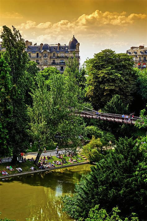 buttes chaumont park  paris france photograph  bruno de hogues fine art america