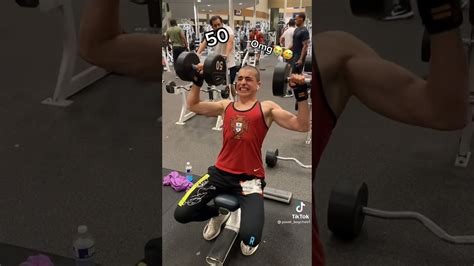 Me Or My Gym Bro Shoulder Press Challenge 🥶 Shorts Tiktok Pavel