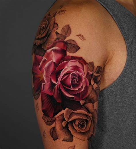 11 Unique Upper Arm Half Sleeve Tattoo Ideas That Will Blow Your Mind