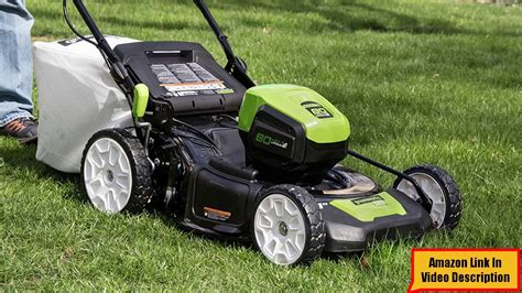 greenworks pro review  cordless lawn mower youtube
