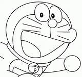 Coloring Doraemon Nobita Pages Printable Cartoon Little sketch template