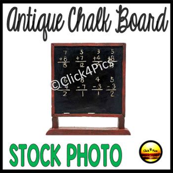 stock photo vintage chalk board  clickpics tpt