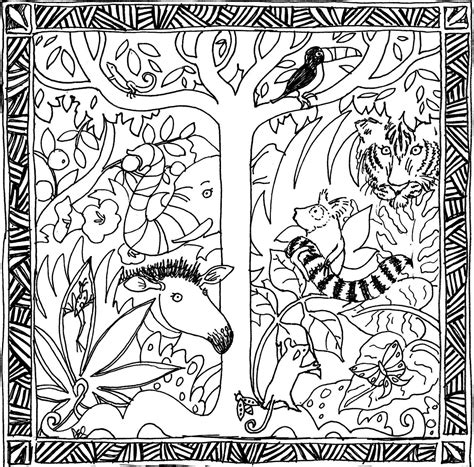 rainforest printable coloring pages printable world holiday