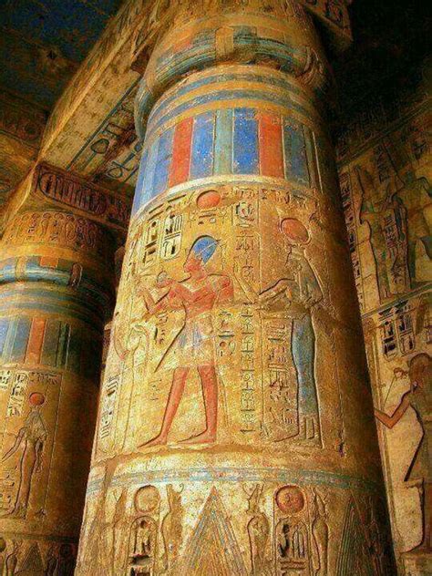Inside The Temple Of Ramses Iii At Medinet Habu Luxor