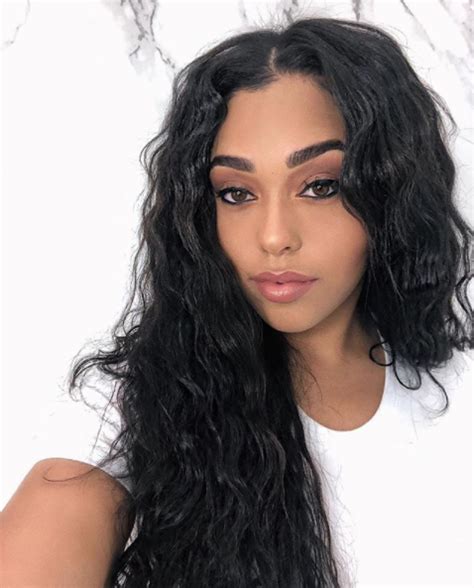 jordyn woods jaw dropping glow up in 28 photos human hair wigs curly hair styles hair