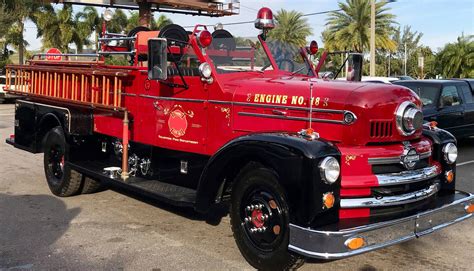 antique fire trucks vintage equipment fenton fire