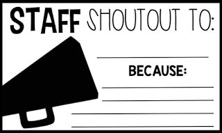 staff recognition  shout outs genoa kingston high school