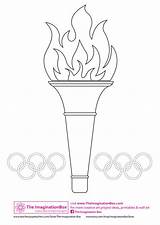 Torch Olimpica Olympique Flamme Olympische Olympiades Antorcha Tissue Hiver Olympiade Affiches Ringe Olympiques Primarygames E0 Gymnastics Theimaginationbox Handprint Olímpicos Grecia sketch template