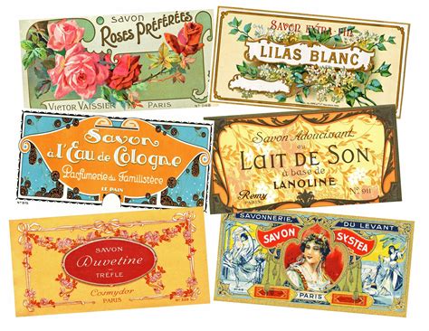 french savon bath soap printed sheet  antique french soap etsy printed sheets sticker