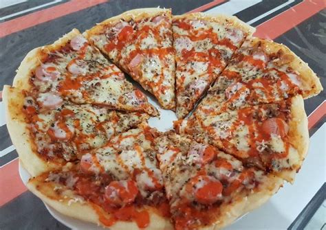 resep adonan pizza tipis