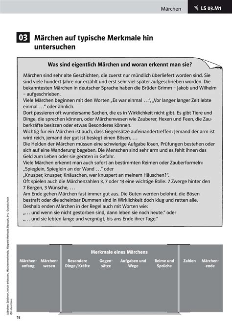 grundschule unterrichtsmaterial deutsch textgattungen
