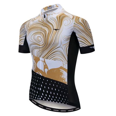 mens cycling jersey retro short sleeve race fit mountain bike bicycle