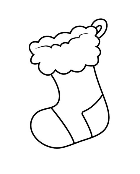 christmas stockings   sweet coloring pages netart