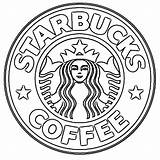 Starbucks Coloring sketch template