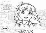 Coloring Pages Dora City Friends Lana Rey Del Into Mermaid Printable Kids Getdrawings Getcolorings Color Colouring sketch template