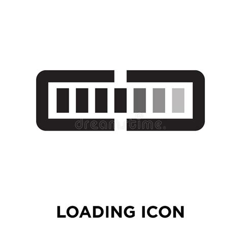 loading icon vector isolated  white background logo concept  stock vector illustration