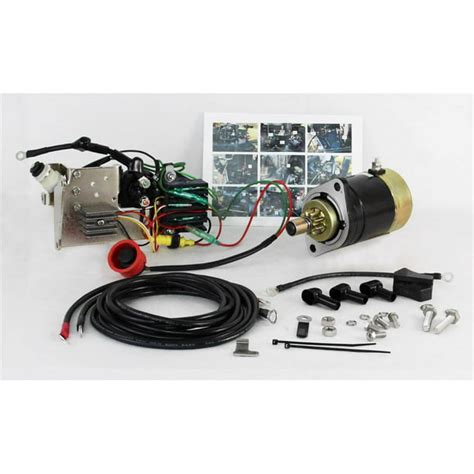 electric starter conversion kit fits mercury hp engines      motn