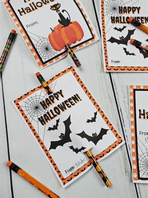 printable halloween tags  easy small gifts leap  faith