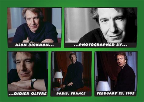 Alan Rickman — Photoshoots With Alan Rickman