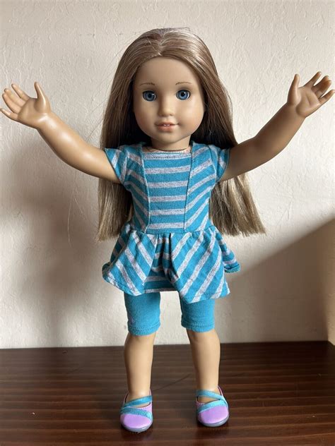 American Girl Doll Of The Year 2012 Mckenna Brooks Blue Eyes 18” Goty