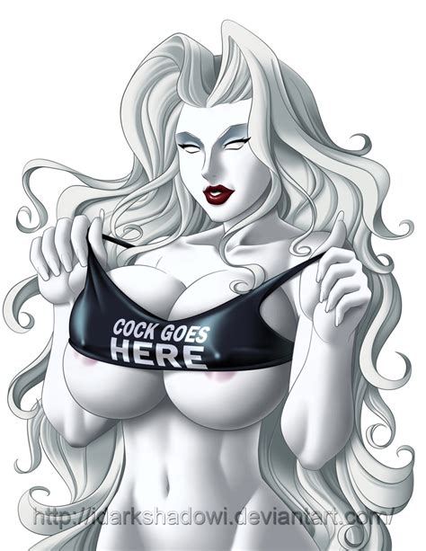 Lady Death Cock Goes Here Commission By Thedarkness