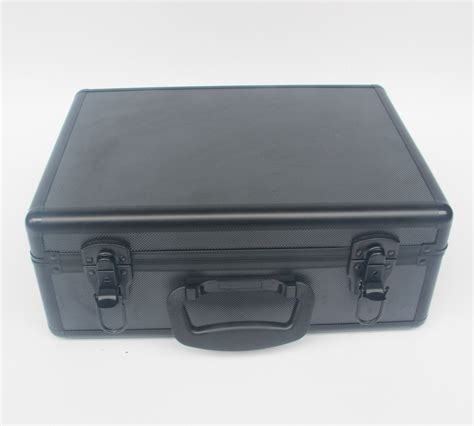 abs shinny black aluminum camera case professional aluminum camera carrying case