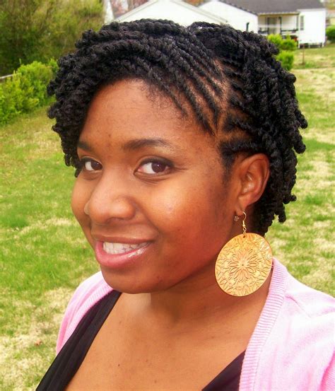 12 cool short natural twist hairstyles for black women