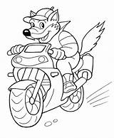 Coloring Pages Old Boys Year Years Seven Fox Print Dlya Motorcycle Drives Happily Track sketch template