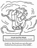 Jonah Whale Coloring Pages Fish Big Lesson Sunday School Belly Churchhousecollection Church Collection House Popular May sketch template