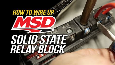 wire msd solid state relay module youtube