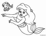 Mermaid Coloring Pages Baby Kids Printable Cool2bkids sketch template