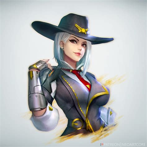 artstation ashe overwatch neoartcore thongmai