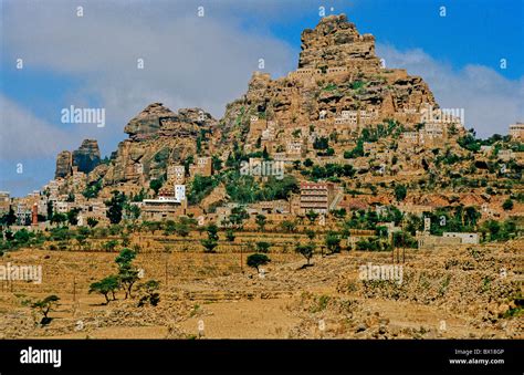 tawilah fortifications  dc northern highlands yemen orient arabia city rock fortress