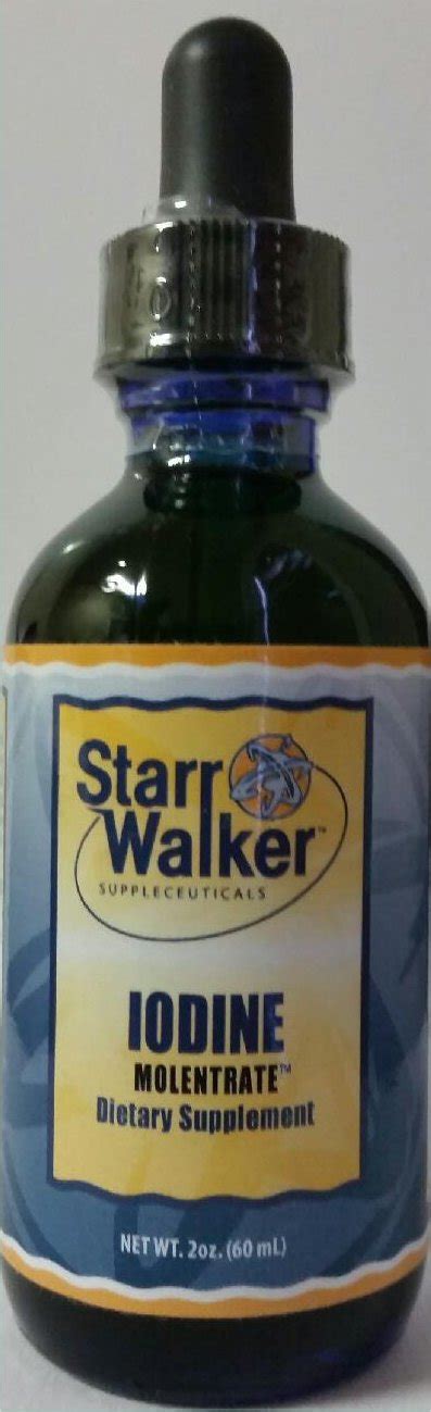 iodine concentrate  oz  servings starr walker
