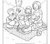 Family Coloring Pages Lds Getcolorings Color Printable Print Getdrawings sketch template
