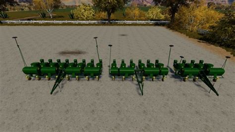 john deere planters pack   fs mods farming simulator  mods