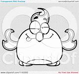 Drunk Chubby Phoenix Bird Fire Outlined Coloring Clipart Cartoon Vector Illustration Thoman Cory Regarding Notes Quick sketch template