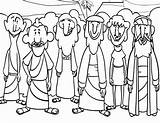 Disciples Jesus Coloring Pages His Calling Printable Color Getcolorings Dis Template sketch template