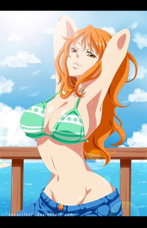 this is so me nami from one piece by isabellacampbell on deviantart