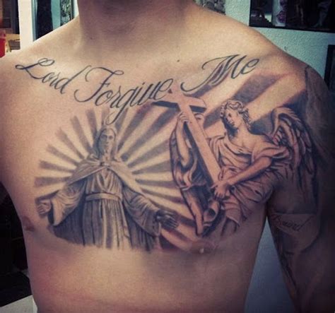 Religious Chest Tattoos Designs Ideas And Meaning Tattoos For You