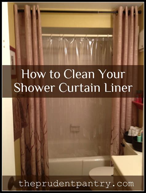 prudent pantry   clean  shower curtain liner