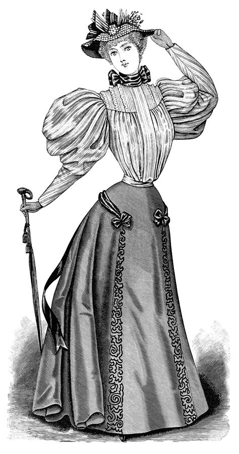 victorian lady pictures clipart   cliparts  images