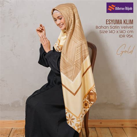 koleksi terbaru jilbab nibras segi empat esyuma klim