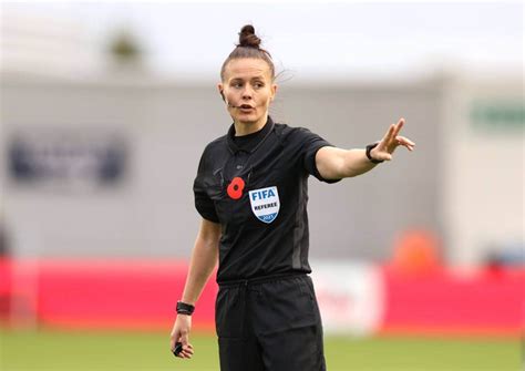 rebecca welch   female referee  officiate  mens fa cup    athletic